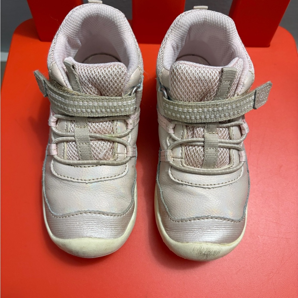 Stride Rite Light Pink Kids Rover Boots - Picture 4 of 5